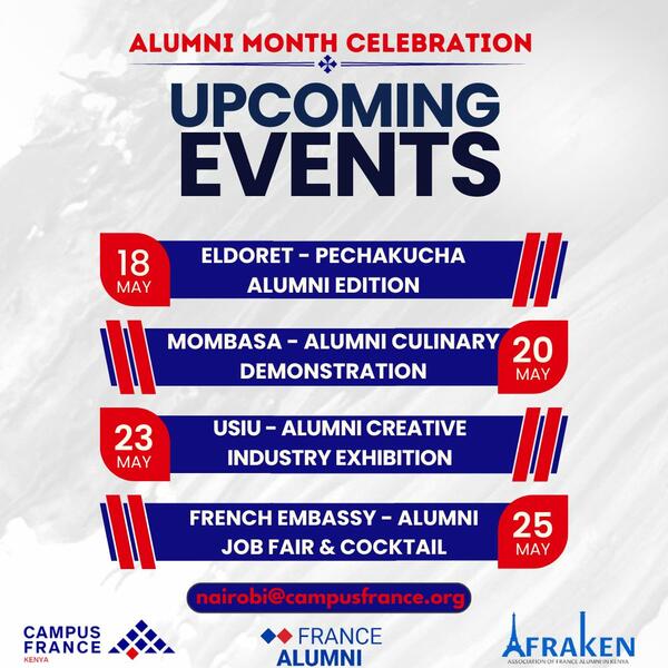 France Alumni Day program in Kenya